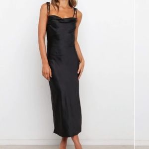 Petal & Pup Cadmus Dress black midi NWT
